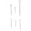 175Pcs 5Values Split Cotter Pin Zinc Plated Hitch Pins Fasteners Assortment kit 4