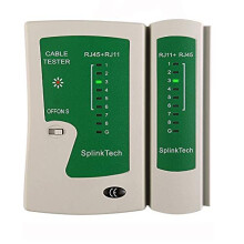LAN Network Cable Tester Continuity Tester for RJ45 RJ11 RJ12 Data Cable Twisted Pair Connections CAT5CAT6CAT7 UTP LAN Wire Test Tool