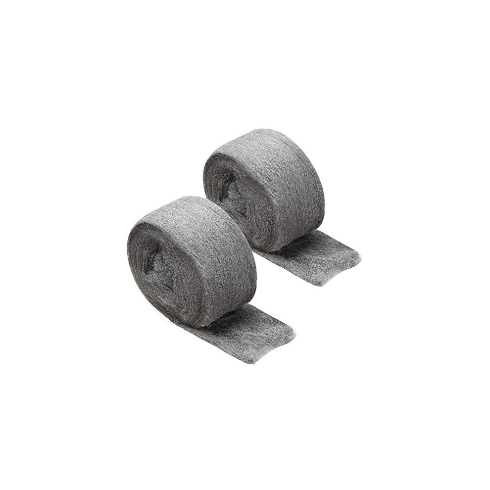 2 Pack Steel Wool Mice JatilEr Wire Wool 0000 Fine Steel Wool Rodent Control Stops Rats and Mice Steel Wool Tool Gap Blocker Insect Pest Proofing Pack-image-OPC-PBKRGN9-NEW