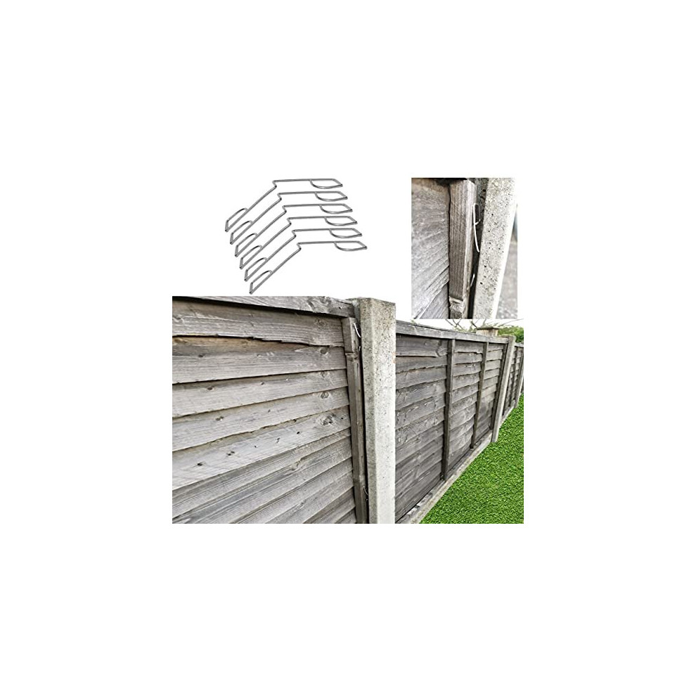 Fence Panel Grips Clips Stop Rattling 48 Pcs For 12 Fences Garden Wind Protector 24 7868682222065