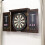 Traditional Dartboard Cabinet brown 9