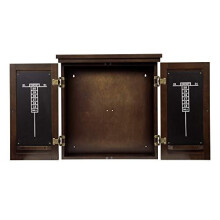 Traditional Dartboard Cabinet brown