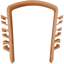 12 Pcs Fence Panels Noise Stoppers Garden Fence Wind Anti Rattling Clips Brown