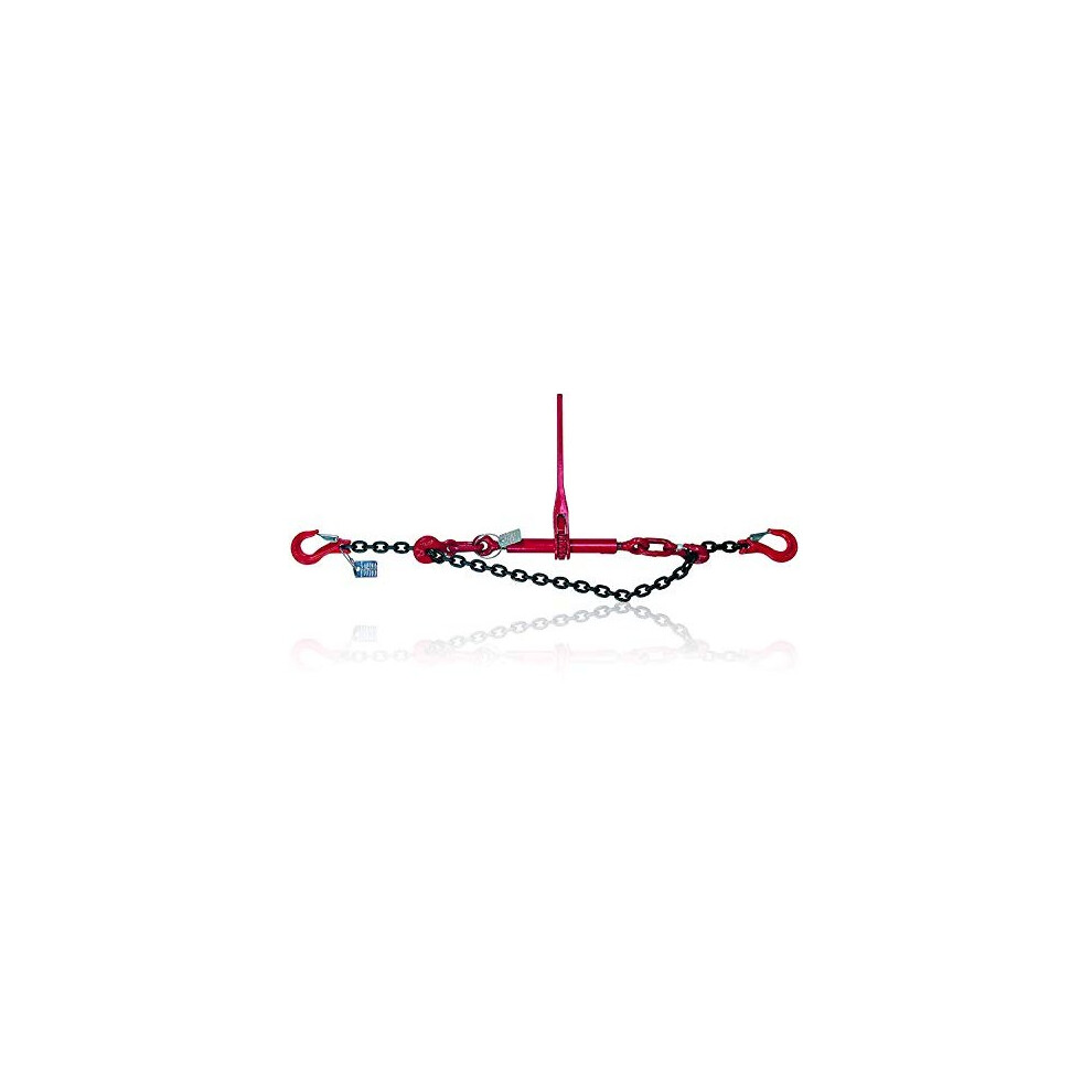 Lashing Chain With Clevis Hooks And Ratchet Load Binder With Shortening Hooks 4000 Dan Direct Lashing Capacity 300 M Length 4032378270071