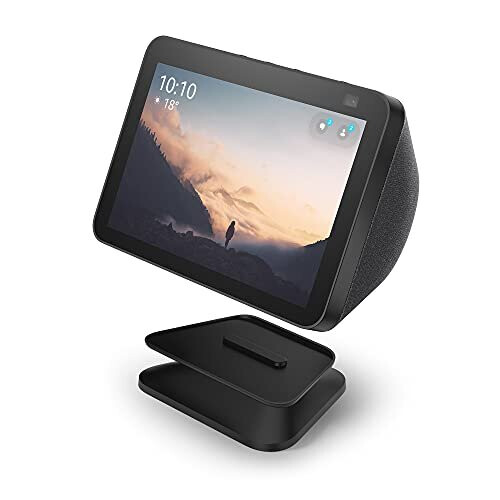 Amazon Echo Show 8 (2nd Gen) Adjustable Stand Charcoal Magnetic Attachment & Tilt Control 2