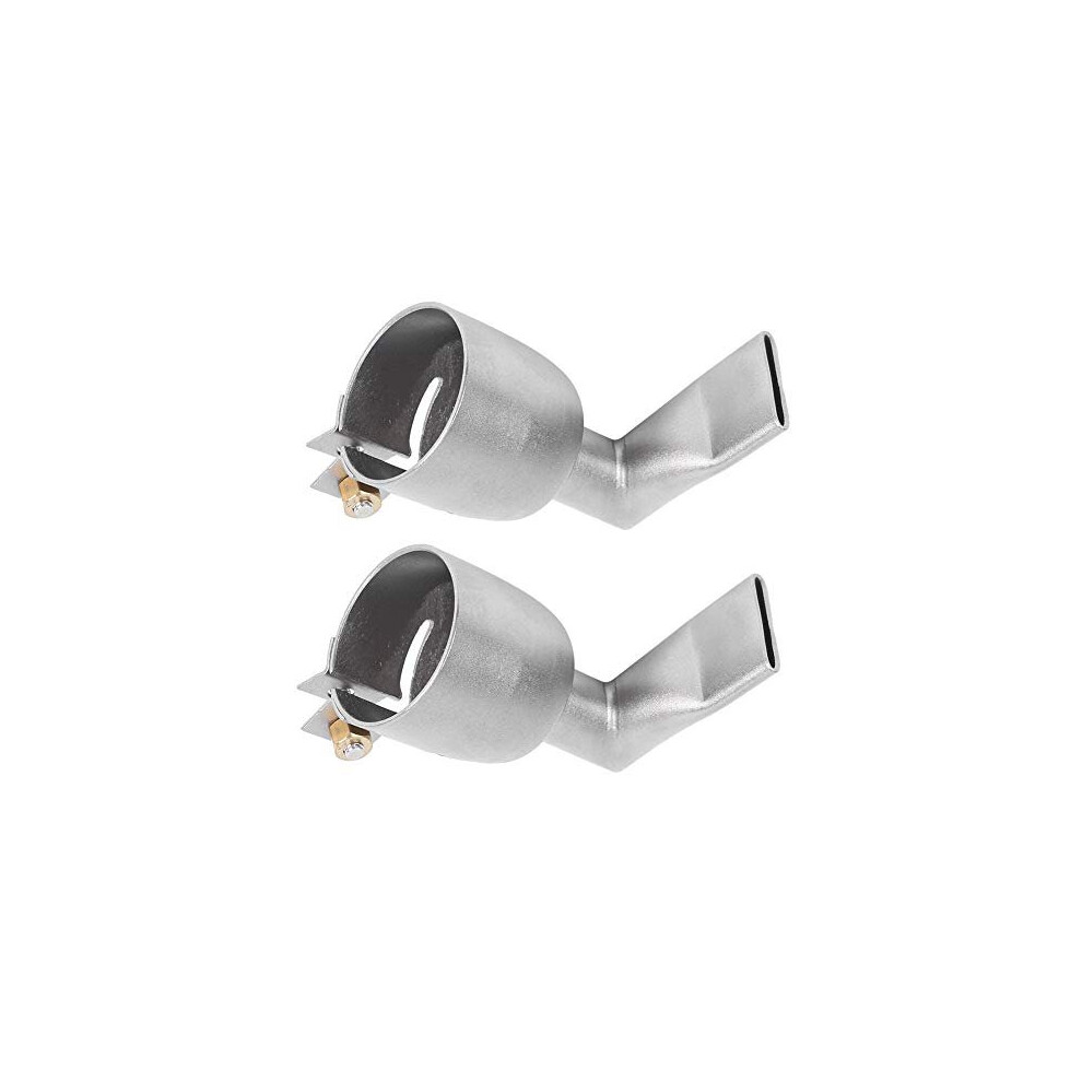 2Pcs 20 Mm 90 Degree Angled Wide Slot Weld Nozzle For Plastic Welding Nozzle Hot Air Heat Gun 8270310564291