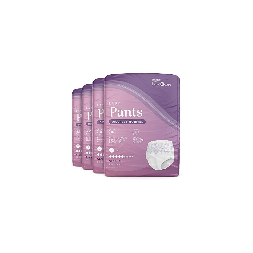 Lady Pants Discreet Normal Medium 4 packs of 7 28 Total