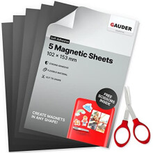 Magnetic Sheets SelfAdhesive 102 cm x 153 cm Magnet Sheets Magnetic Sheets for Crafts more 5 pieces