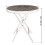 Folding Side Table Foldable Coffee Table Outdoor Garden Table Small Round Patio Table Black 5