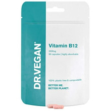 DRVEGAN Daily Vitamin B12 2000ug 30 Vegan Capsules OneADay