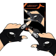 Fishing Gifts for Men Torch Gloves with LED Lights Gadgets for Men Gifts for Fathers Day Birthday Gifts for Dad Him Husband Grandpa Flashlight Gloves