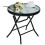 Folding Side Table Foldable Coffee Table Outdoor Garden Table Small Round Patio Table Transparent 1