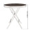 Folding Side Table Foldable Coffee Table Outdoor Garden Table Small Round Patio Table Transparent 6
