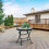 Folding Side Table Foldable Coffee Table Outdoor Garden Table Small Round Patio Table Transparent 7