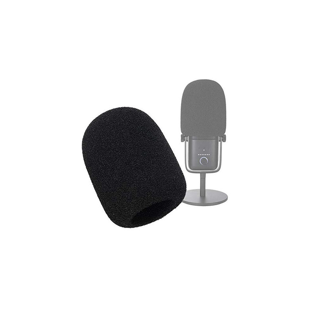 Pop Filter Mic Foam Windscreen Cover Compatible with Wave3 Premium USB Condenser Microphone to Blocks Out Plosives