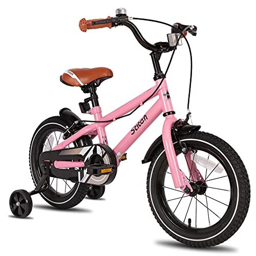 TOTEM 16 Inch Kids Bike for 57 Ages Girls 16 inch bike girls With StabilisersPink on OnBuy