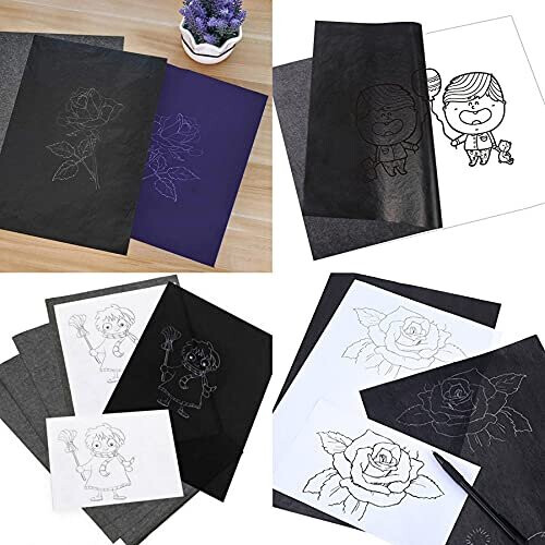 Carbon Paper for Handwriting DIN A4 Carbon Copy Paper Tracing Paper