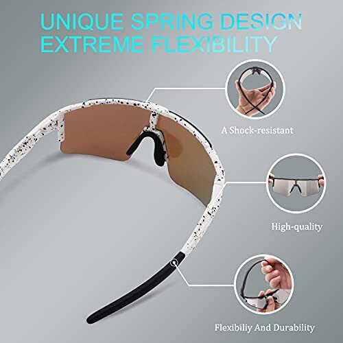 BangLong Polarized Cycling Glasses With 3 Interchangeable Lenses