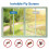 Fly Screens for Windows 2PCS Universal Window Net 152m Adjustable Window Screen Invisible Mosquito Net for Windows Window Netting for Insects Bug Fly 4