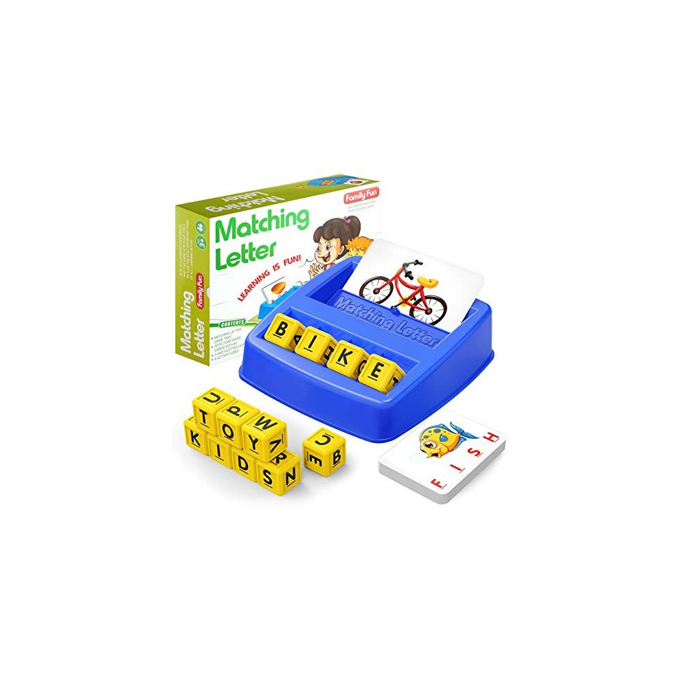 Photos - Educational Toy  for 3 4 5 Year Olds kids Gifts Matching Letter Game Toys Age 3 4 5 Letter Recognition Spelling and Reading