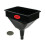 VTL LARGE PLASTIC FUNNEL HEAVY DUTY OIL PETROL 45 LITRE WITH FILTER FARMER FILTER 2