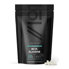 BetaAlanine 1500mg Essential Amino Acid Support Naturally Fermented Beta Alanine Made with BioPerine 120 Vegan Capsules