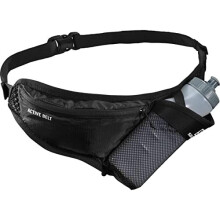 Active Unisex Belt with 3D water bottle included Quick access Easy to use Versatile Black Black
