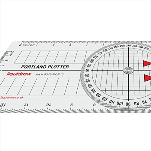 Portland Course Plotter Navigation Divider Marine Nautical Protractor 1