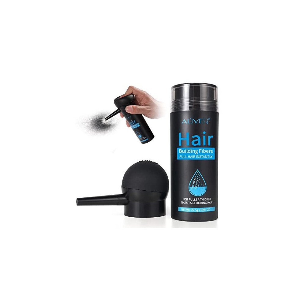 Pegciz Professional Quality Fibre Hair Powder Spray Hair Fibres For Thinning Hair Instantly Conceals Hair Loss In 15 Sec Hair Loss Concealer For Women And