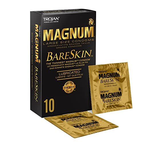 Magnum BareSkin Large Size Condoms by Trojan Thin and Lubricated