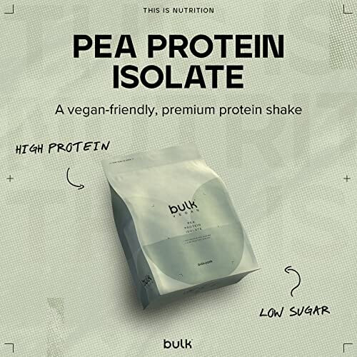 Pea Protein Isolate Powder Vegan Protein Shake Vanilla 500 g 1