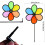 4 Pcs Colorful Wind Spinners 94 inch Rainbow Windmill Spinners for Lawn Pinwheels Windmill Party Pinwheel Wind Spinner Yard and Garden 3