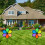 4 Pcs Colorful Wind Spinners 94 inch Rainbow Windmill Spinners for Lawn Pinwheels Windmill Party Pinwheel Wind Spinner Yard and Garden 8
