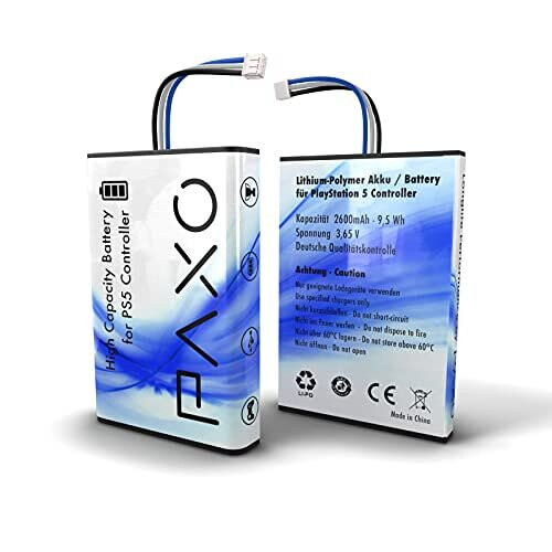 HighPerformance LiIon Battery 2600mAh for PS5 Controller 66 more endurance capacity PS5 Controller Tuning 1