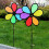 4 Pcs Colorful Wind Spinners 94 inch Rainbow Windmill Spinners for Lawn Pinwheels Windmill Party Pinwheel Wind Spinner Yard and Garden 5