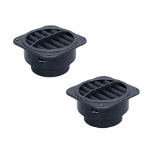 2 Pcs Car Heater Outlet Air Vent Heater Open Outlet Ducting Warm Air Vent Outlet for Air Diesel Parking Heater