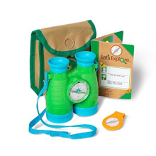 Lets Explore binoculars and compass set toy Multicolour Role play Adventure and explore Play without screen 3 years Gift for boys or girls
