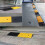 Rubber Kerb Ramp 100x25x10cm Heavy Duty Kerb Ramps Portable Threshold Ramps with 4 Expansion Bolts for Driveway Sidewalk Car Truck Bicycles Scooter cm 7