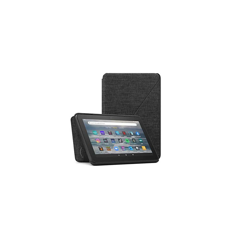 Photos - Other for Computer Amazon Fire 7 tablet Fabric Cover Only compatible with 12th generation tablet  release Black  2022