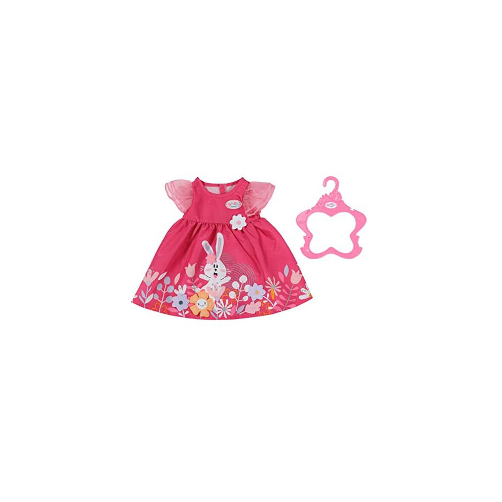 Dress Flowers Fits BABY born dolls up to 43cm Set Includes Flower Dress and hanger Suitable for children aged 3 years 832639