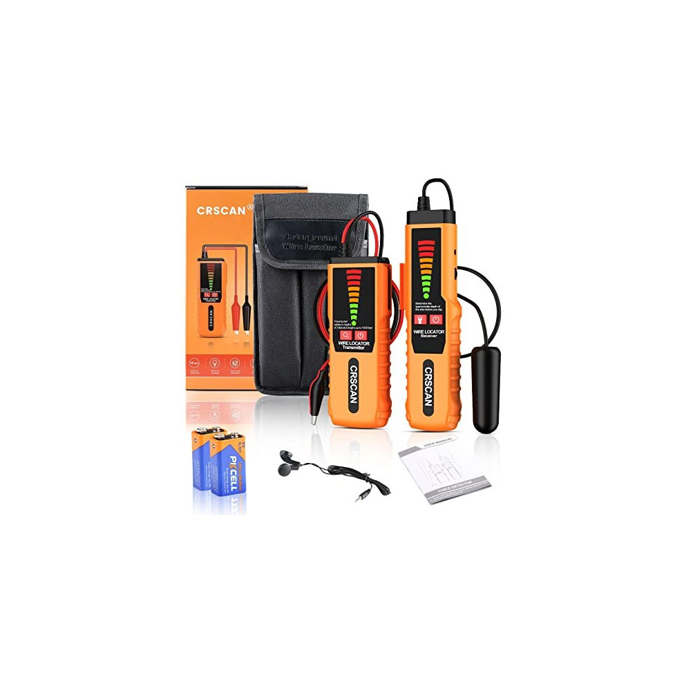 Underground Cable Nondestructive Locator Wire Locator Tracer F04 With Earphone For Locating Breakage Cables Irrigation Wires 889327054800