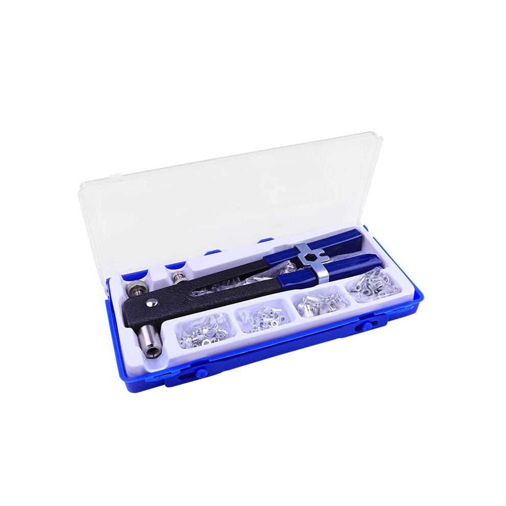 86 Pcs Heavy Blind Rivet Nut Tool Kit Hand Riveter Wrench Threaded Insert Rivnut Nutsert with M3 M4 M5 M6 M8 for FurnitureDecorationCarTrailerBoat