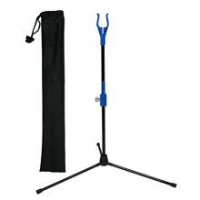 Archery Bow Stand Recurve Bow Compound Bow Stand Rack Holder 48cm Height BLUE