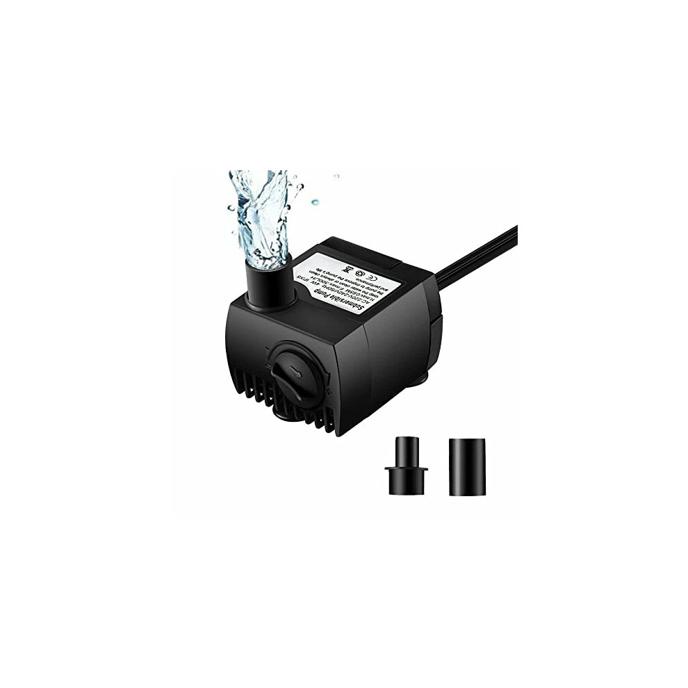 Electric Water Feature Pump Small Fountain for Indoor Garden Fish Pond Pet Home Dcor Fountain