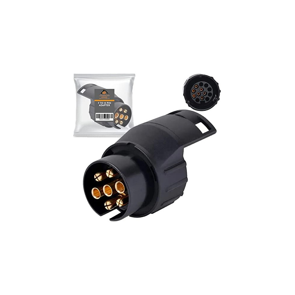 7 Pin To 13 Pin Towing Adaptor 7 Pin To 13 Pin Adapter For Trailer Caravan 7 Pin To 13 Pin Towing Adapter Socket Plug 7Pin To 13Pin Adapter Converter 5052370699839