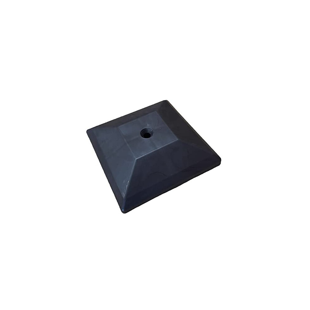 Fence Post Caps Black Plastic 10 Pack Protects Fence Posts From Rot 4X4 Inch 10Cm X 10Cm 10 Black Caps 5060856894791