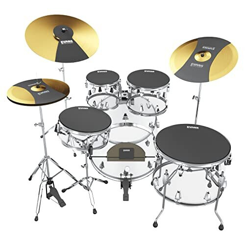 Soundoff Drum Mute Pads Full Box Drum Pad Set Drum Mutes Pack 3 Cymbals