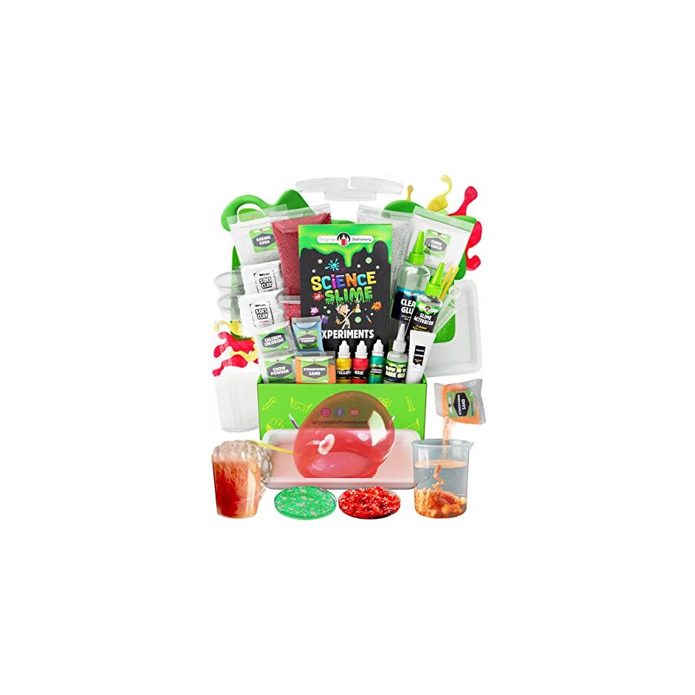 Original Stationery Science Of Slime Kit Slime Making Kit With Slime Ingredients To Create Kids Slime Experiments Amazing Science Kits For Kids Age