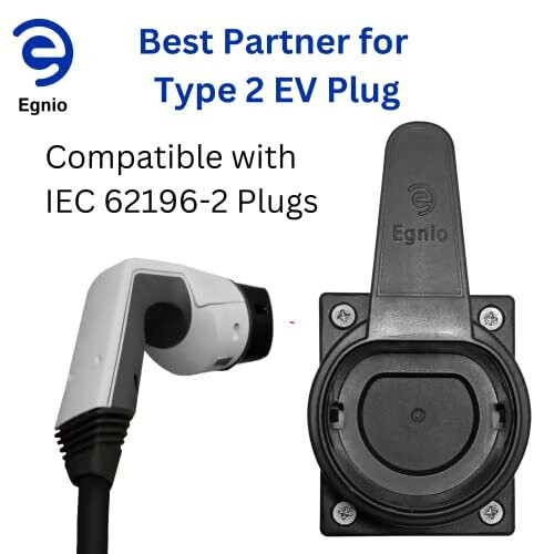 Type 2 EV Cable Holder Wall Mount Organiser for Electric Car with IEC