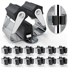 12 Pack Mop HolderBroom Holder Wall Mounted Metal Thickness 07mm not 05mmBroom Holder for Garage Garden Shed Storage System Laundry Room
